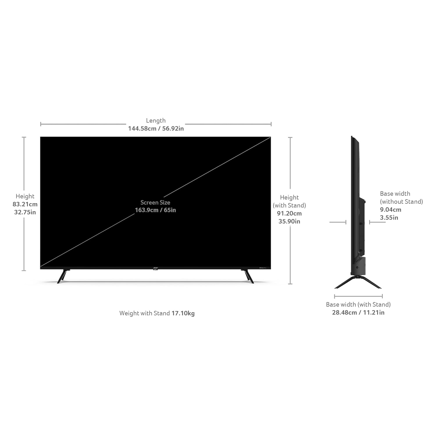 Review Acer 164 Cm (65 Inches) G Plus Series 4K Ultra Hd Led Smart