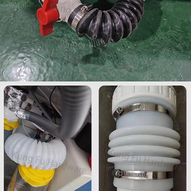 Tubo di collegamento per la cucina e le pompe Diving BeD Pipe, tubo flessibile in gomma ondulato, tubo di collegamento per (diametro interno 250 mm, lunghezza 300 mm)