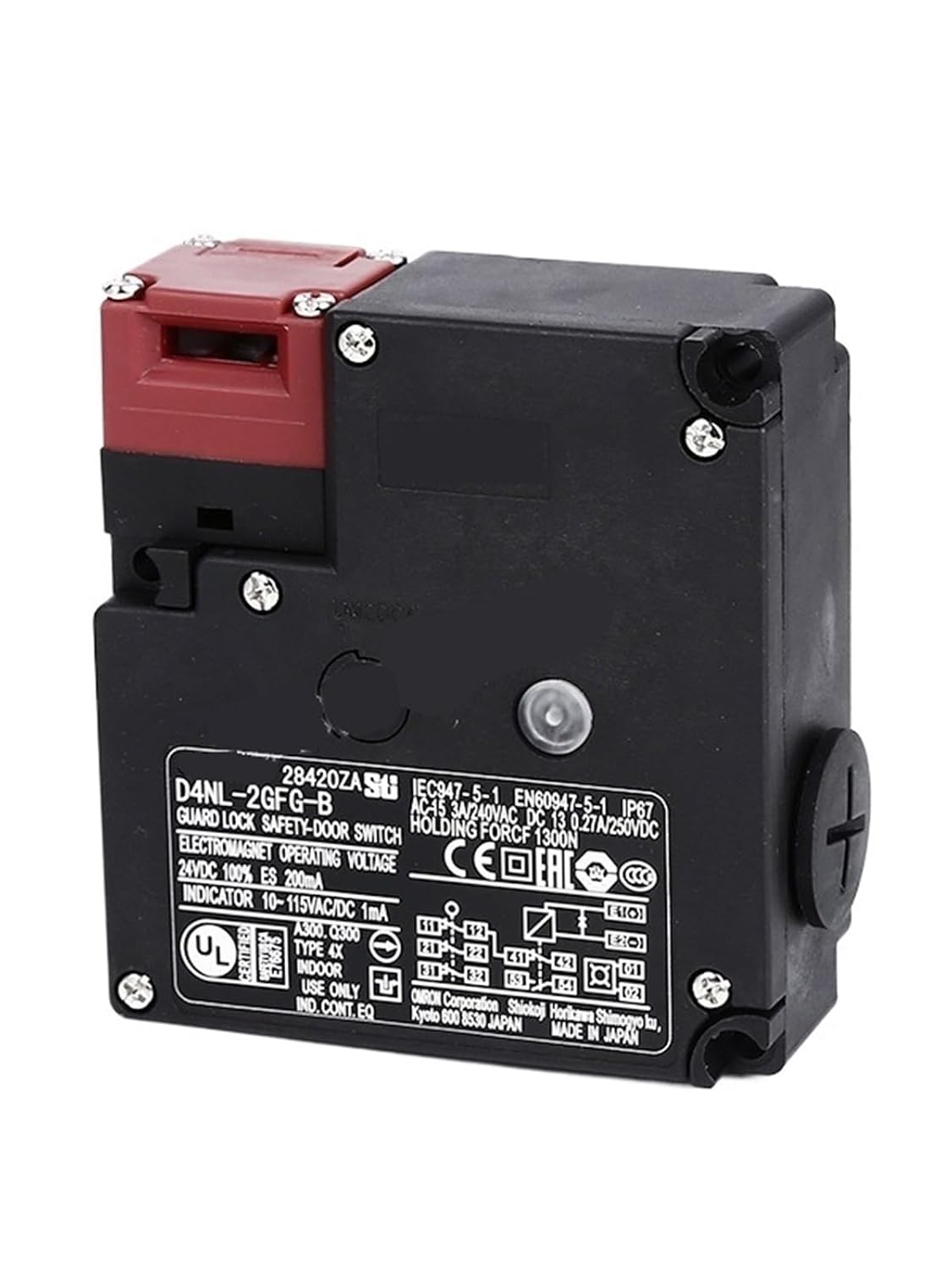 1Pcs Electromagnetic Lock Security Door Switch D4NL-1AFA-B 1CFA-B 1DFG-B 1AFG-B(D4NL-2CFA-B)