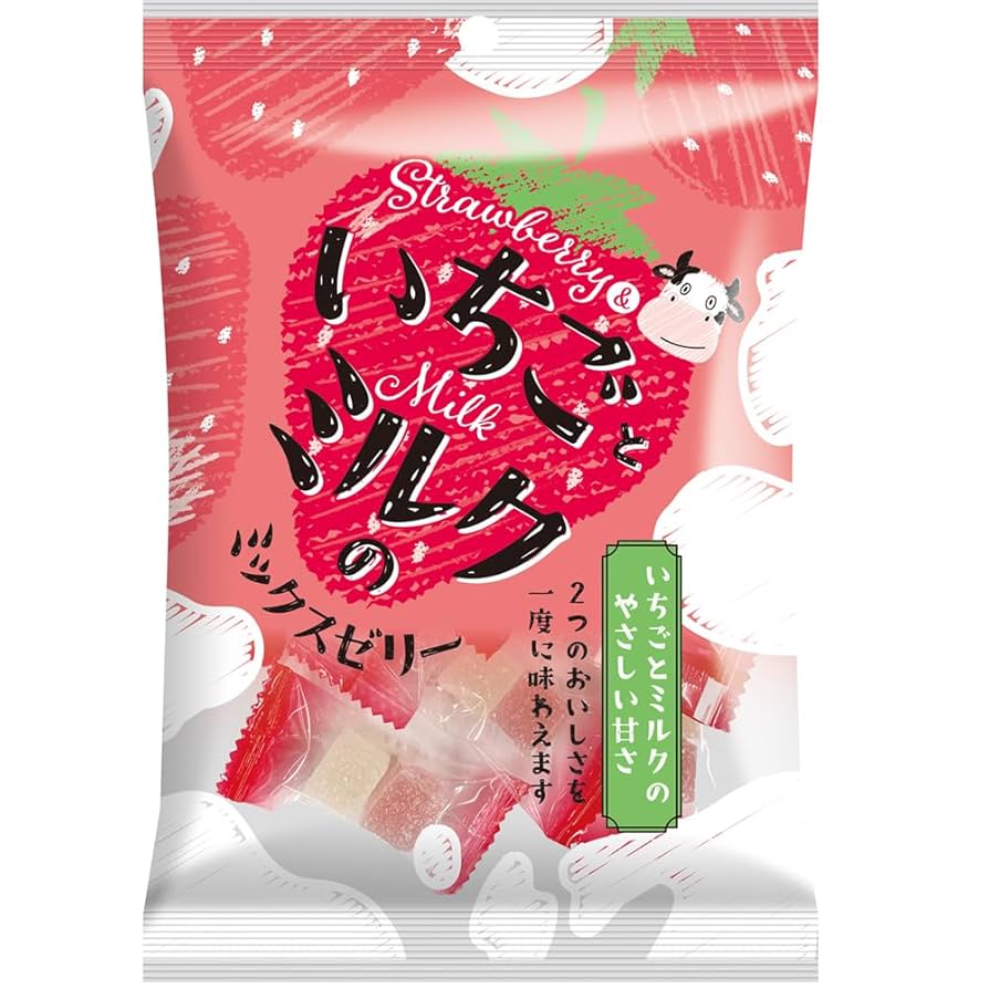 Amazon.co.jp: ママ いちごとミルクのミックスゼリー 110g×10個