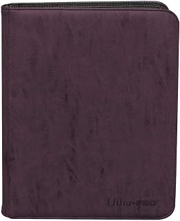 Ultra Pro Suede Collection Zippered 9-Pocket Premium PRO-Binder - Amethyst