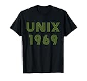 Unix 1969 Retro Vintage Design for IT System Administrators T-Shirt