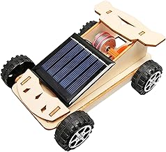 Kit de Bricolage de Voiture Solaire, Jouet éducatif, Kit D'expériences Scientifiques Faites Main pour Les 9-12 Ans