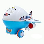 ToyBharat Jumbo Plane Friction Power Toy in Multicolour with Realistic Design for Kids Aged 1-6 Years. Safe, Non-Toxic, Battery-Free, Ideal for Indoor and Outdoor Play.