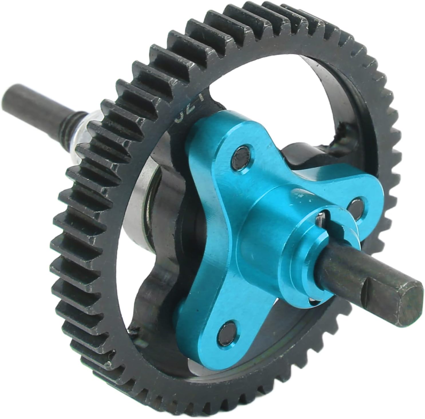 Oumefar 52T Differential Gear Slipper Clutch, Aluminum Alloy and Steel RC Slipper Clutch Car Replacement Parts for Slash 2WD 1/10 RC Car RC Accessories (Blue)