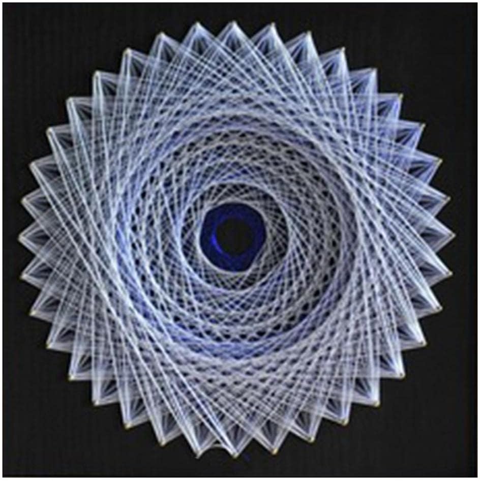 Birds Nest String Art Kit for Kids and Adults - Creative Handicrafts Project with Wood Board, Pins, and Threads - Cultivate Children's Practical Ability and - White