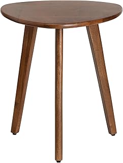 Sponsored Ad - MH London Tri Pin Side Table I Handmade Natural Mango Wood, Naturally Moisture Resistant, Maintenance Free I 16" x 16" x 18" I Wandsworth, Walnut
