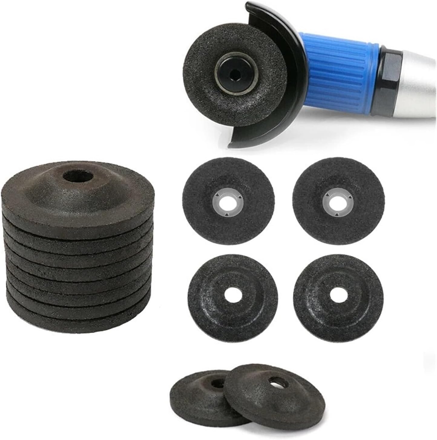 CAARLA Grinding Wheel Angle Grinder Polishing 50mm 2" Inch Grinding Wheels Angle Grinder Accessories Abrasive Wheel for 2-inch Mi ni Air Angle Grinders(15 Pieces)