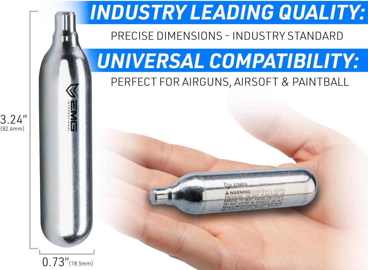 Evike - 12 Gram CO2 Cartridge for Airsoft and Air Gun