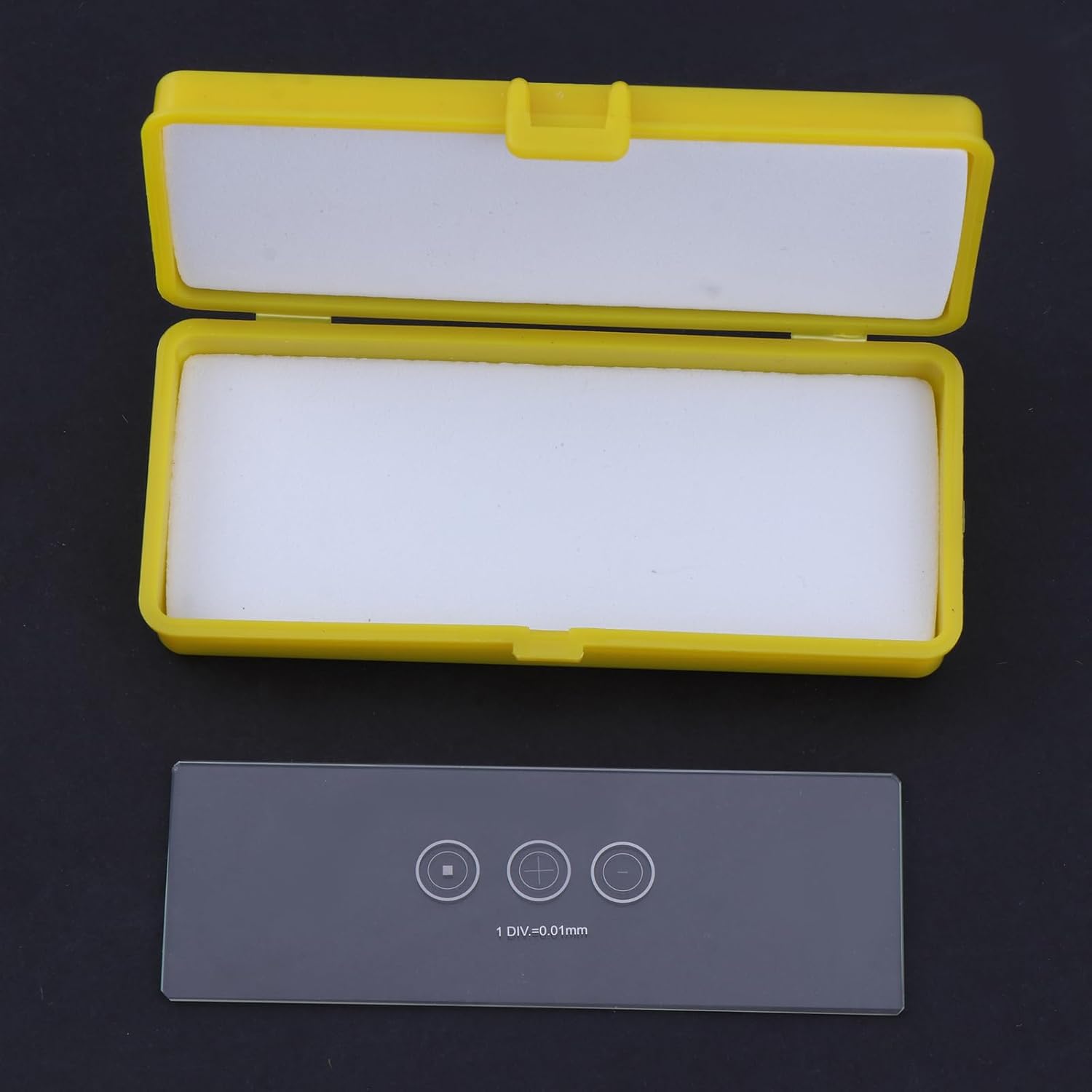 Microscopes Stage Micrometers Calibration Slide 0.01mm Multifunctional Reticle Calibrating Ruler