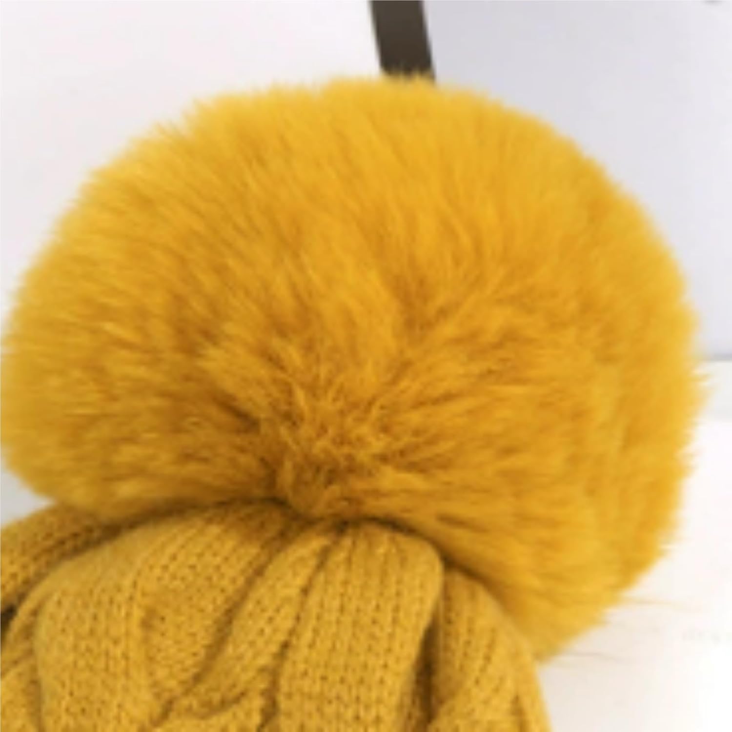 Winter Hats for Women Winter Plush Thickened Fried Dough Twists Wool Cap Knitted Skull Ski Cap
