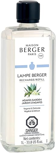 Vista 83 de MAISON BERGER - Té blanco puro - Recambio de fragancia Lampe Berger para difusor de aceite de fragancia para el hogar - Ambientador - 33.8 onzas