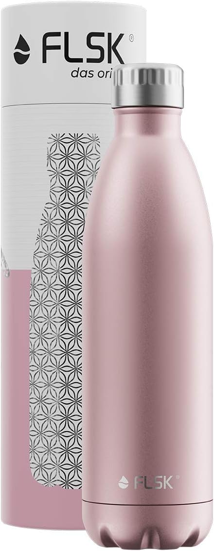 Amazon Flsk フラスク 水筒 真空断熱 ステンレスボトル 魔法瓶 炭酸 Ok 750ml ローズゴールド 水筒 マグボトル オンライン通販