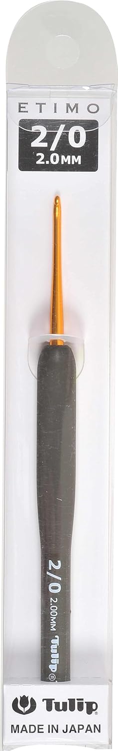 Tulip T15-200 ETIMO Cushion Grip Crochet Hook Needle 2/0 (2.00mm)