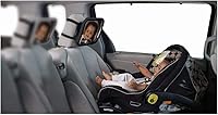 Vista 5 de Safety 1st Espejo de reposacabezas para asiento trasero de bebé, vista del asiento de automóvil infantil, luz universal inastillable y vidrio