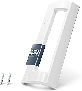 Maniglia Frigorifero Universale VIOKS - Bianca, 200x70x45mm, Per Bosch, Siemens, Liebherr