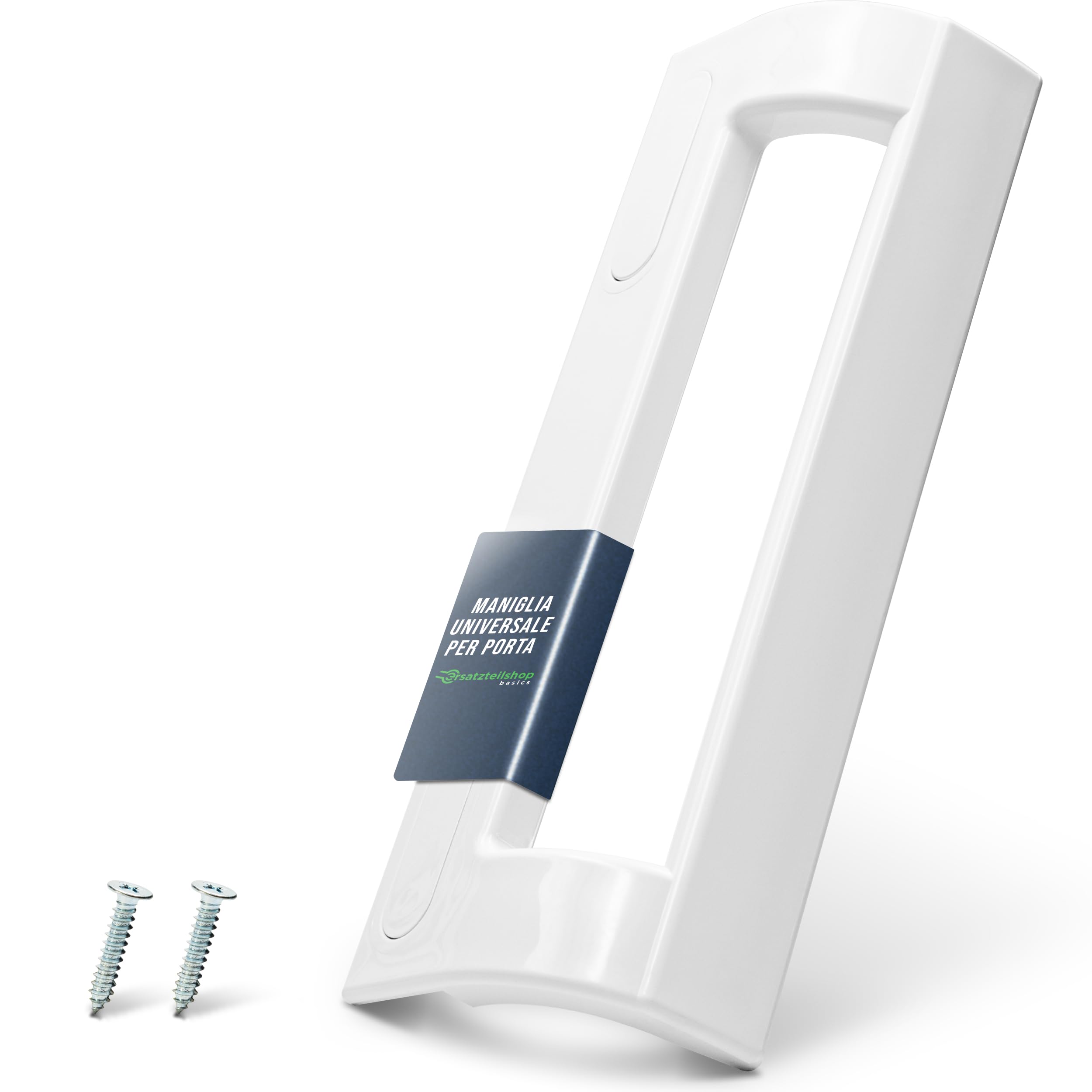Kit 2 Pezzi Maniglia Frigorifero 31,5x4,2cm Ricambi Frigorifero Sostitutivo per Siemens, Bosch Maniglia Porta Frigo, Maniglie per Frigorifero Doppia Porta, Maniglia Congelatore, Ricambi Frigo (Bianca