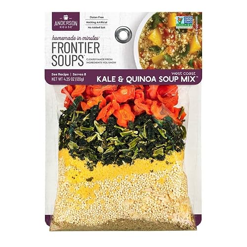 Frontier Soup Kale Quinoa and Vegetable Soup Mix (Pack of 4)