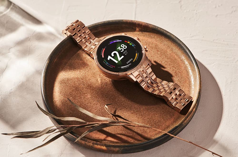 Fossil Gen 6 Smartwatch Rose Gold Women Watch - FTW6077 : Amazon