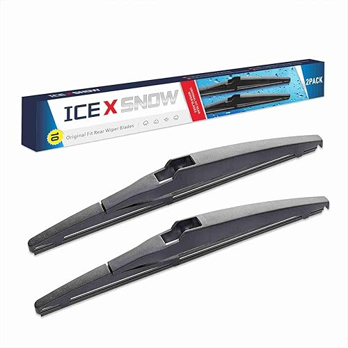 Limpiaparabrisas trasero de 10 pulgadas de repuesto para Toyota RAV4 2018-2013, Highlander 2022-2020, Compass 22-18, Orlando 14-12, Regal 20-18+ más