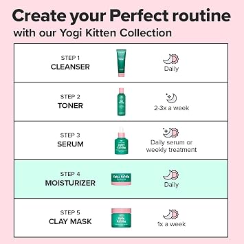 I DEW CARE Heartleaf Face Cream - Chill Kitten | Moisturizer with Moringa Seed, Prickly Pear, Aloe Vera Gel, Cactus Oil-Free, Glass Skin Look, Daily Use, for Dry Skin, 1.69 FL Oz