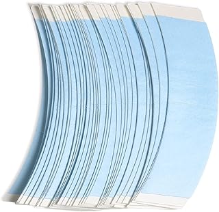 BEAUTY ON LINE 36 Pcs/Bag Double Sided Adhesive Tapes for Hair Extension Lace Front Support Toupee Wigs (Blue Color 1/2)