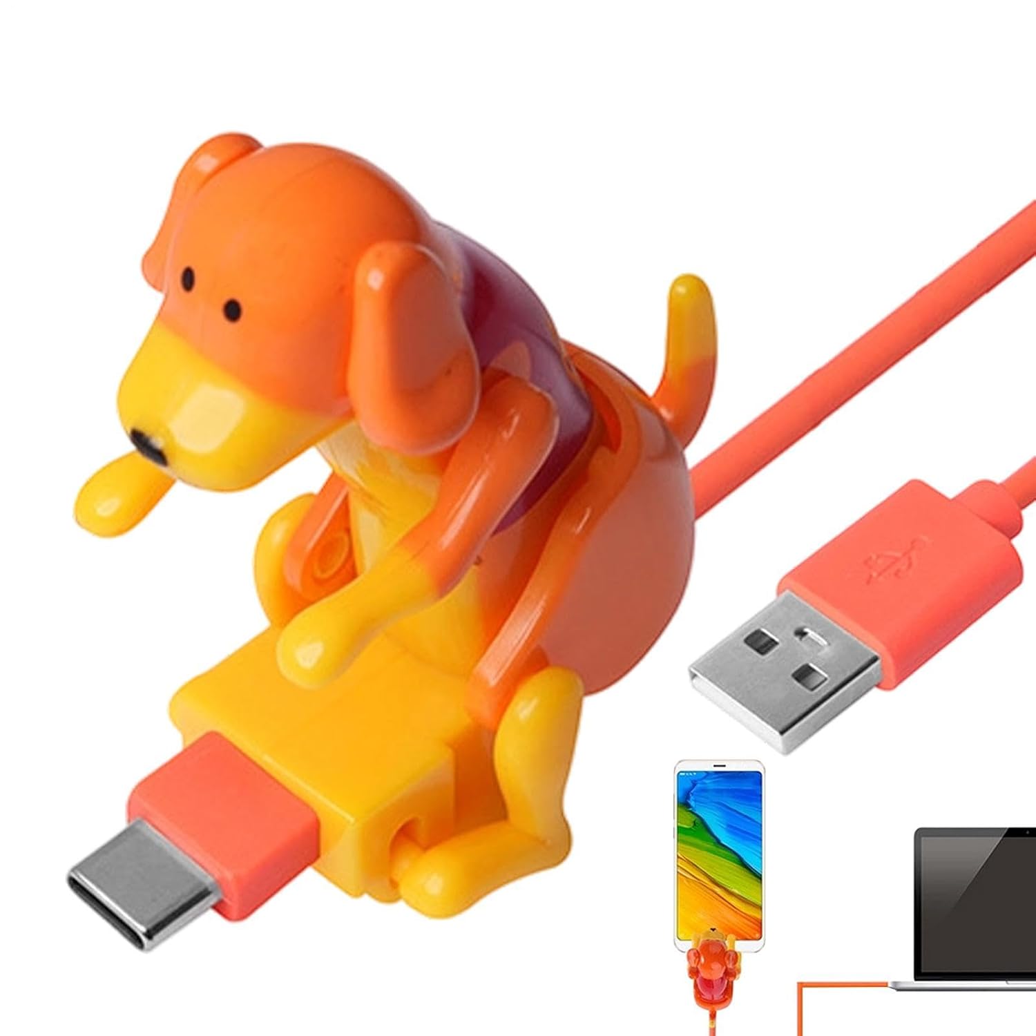 Funny Dog Charger Cable Fast Smartphone Charging Data Transmission