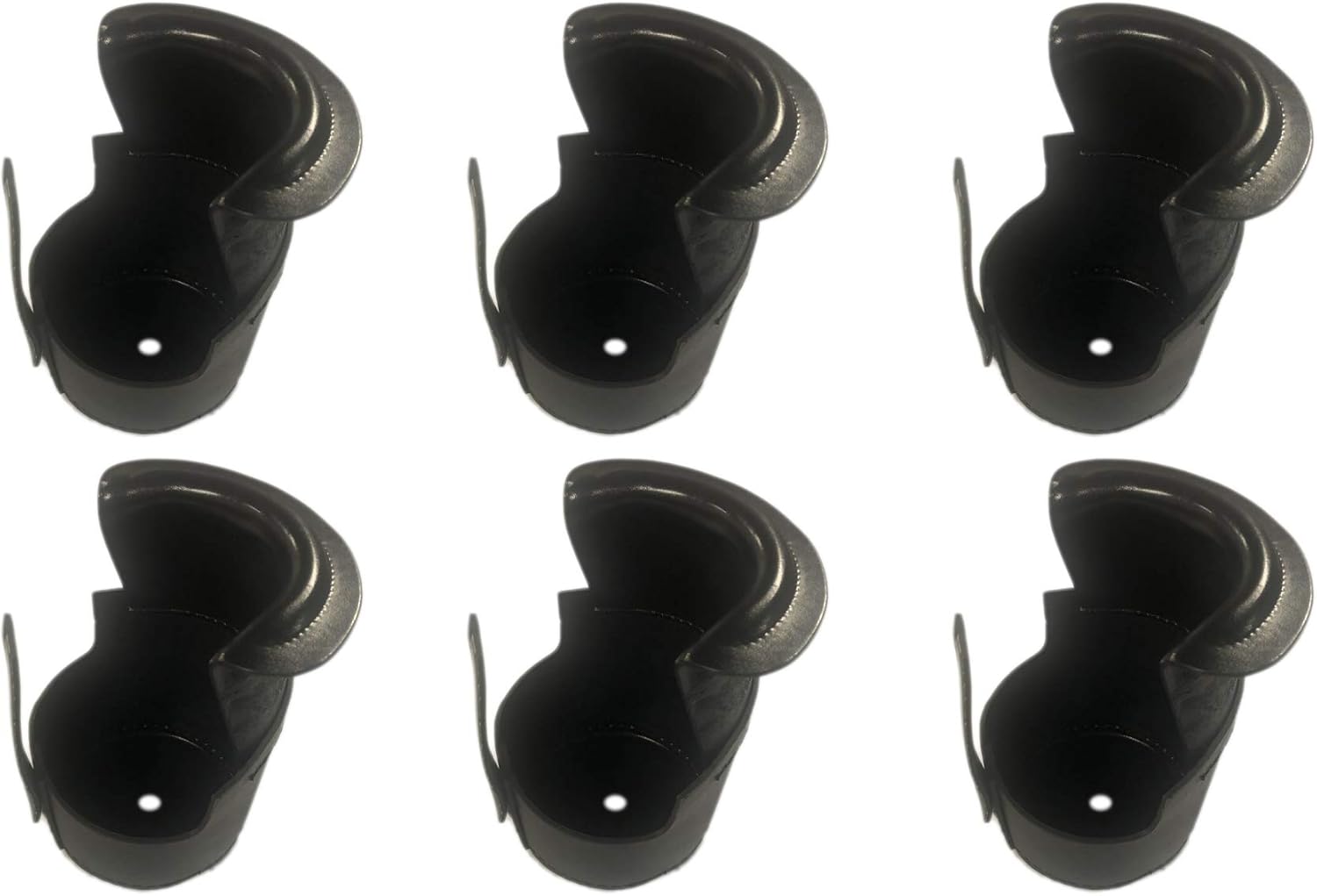 Pool Table Billiard Leather Pockets with Fringe or Shield - Set of 6