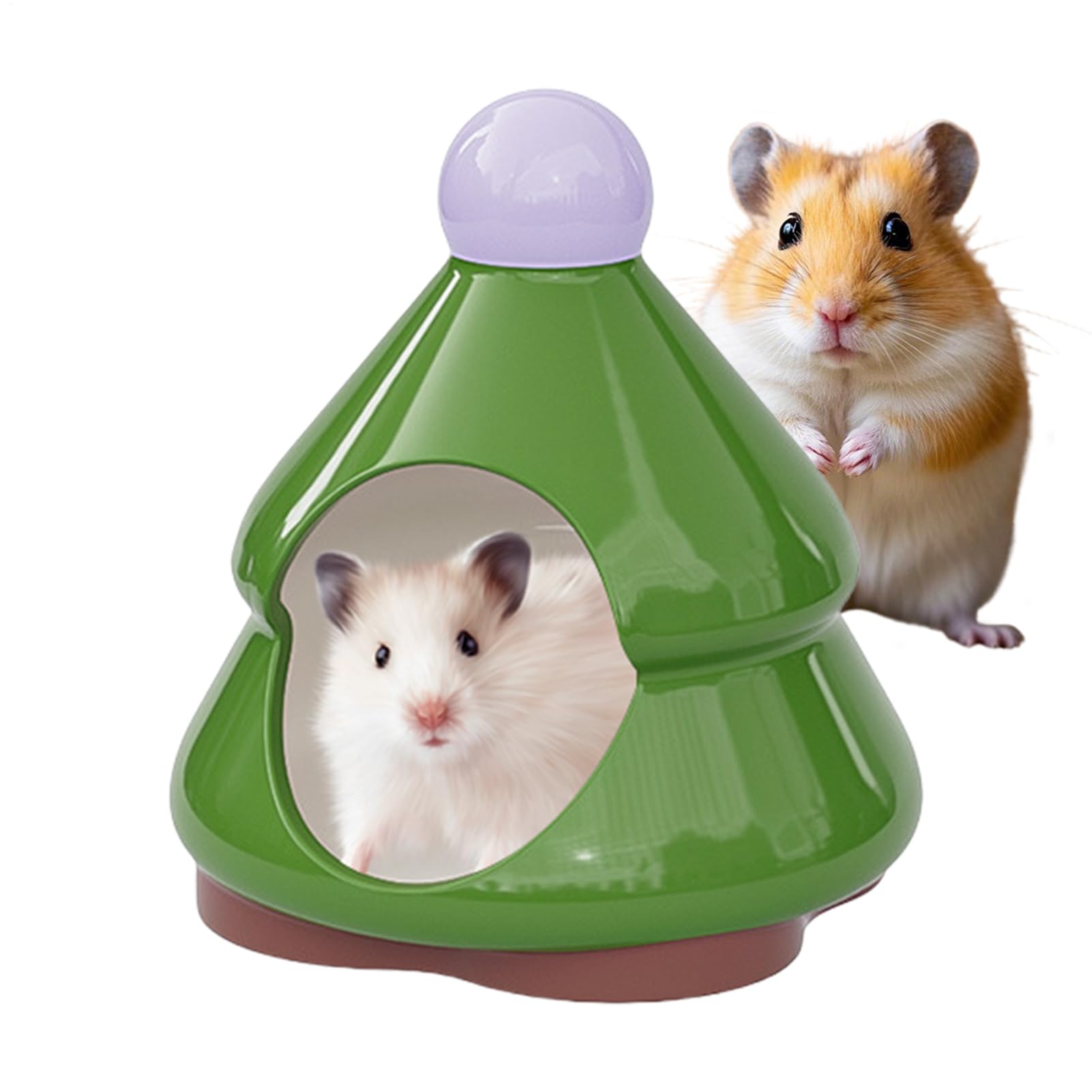 Cachette en céramique pour hamster imperméable au design épuré