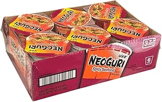 Korean Instant Noodles (CASE SET, NEOGURI SPICY SEAFOOD INSTANT NOODLES)