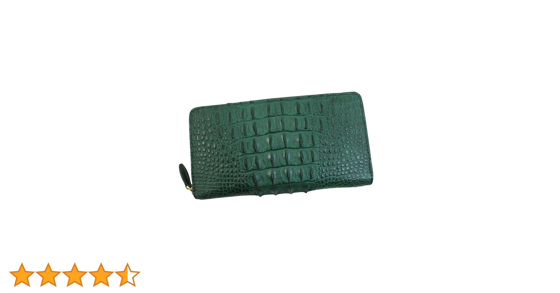 【専用】クロコダイル 財布 本物 グリーン 緑 ラウンド 一枚革センター 長財布 緑龍 クロコダイル ラウンドファスナー 長財布 グリーン 緑