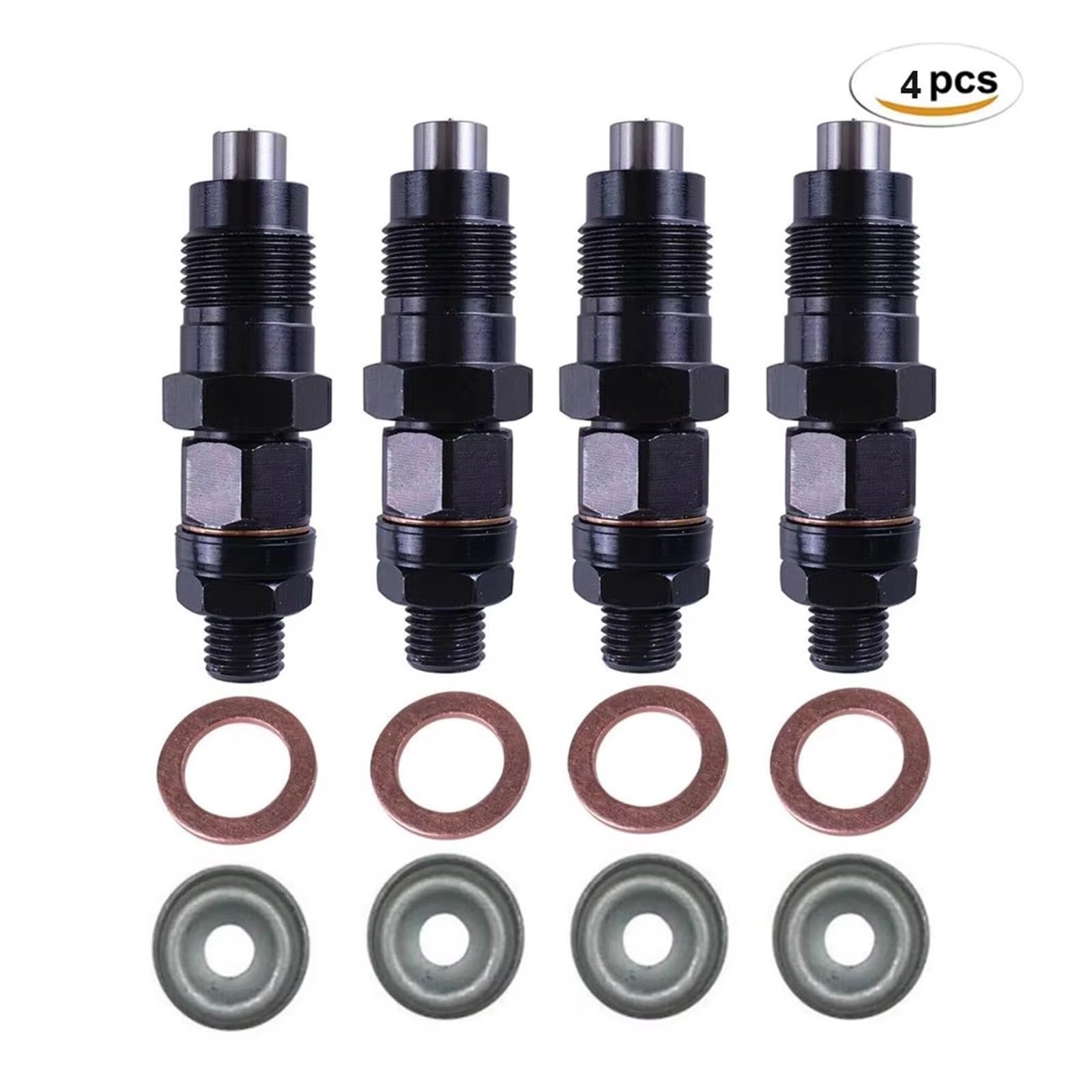 Iniettore Motore Per Mitsubishi Per Delica Per Spacegear Per Pajero 4M40 2.8L ME201844 9430610435 Diesel Iniettori Carburante Ugelli 8 Anello Sostituisci Kit