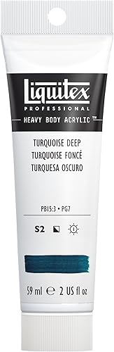 Vista 169 de Liquitex Pintura acrílica profesional de alto espesor, envase de 473 ml, tono carmesí alizarina permanente