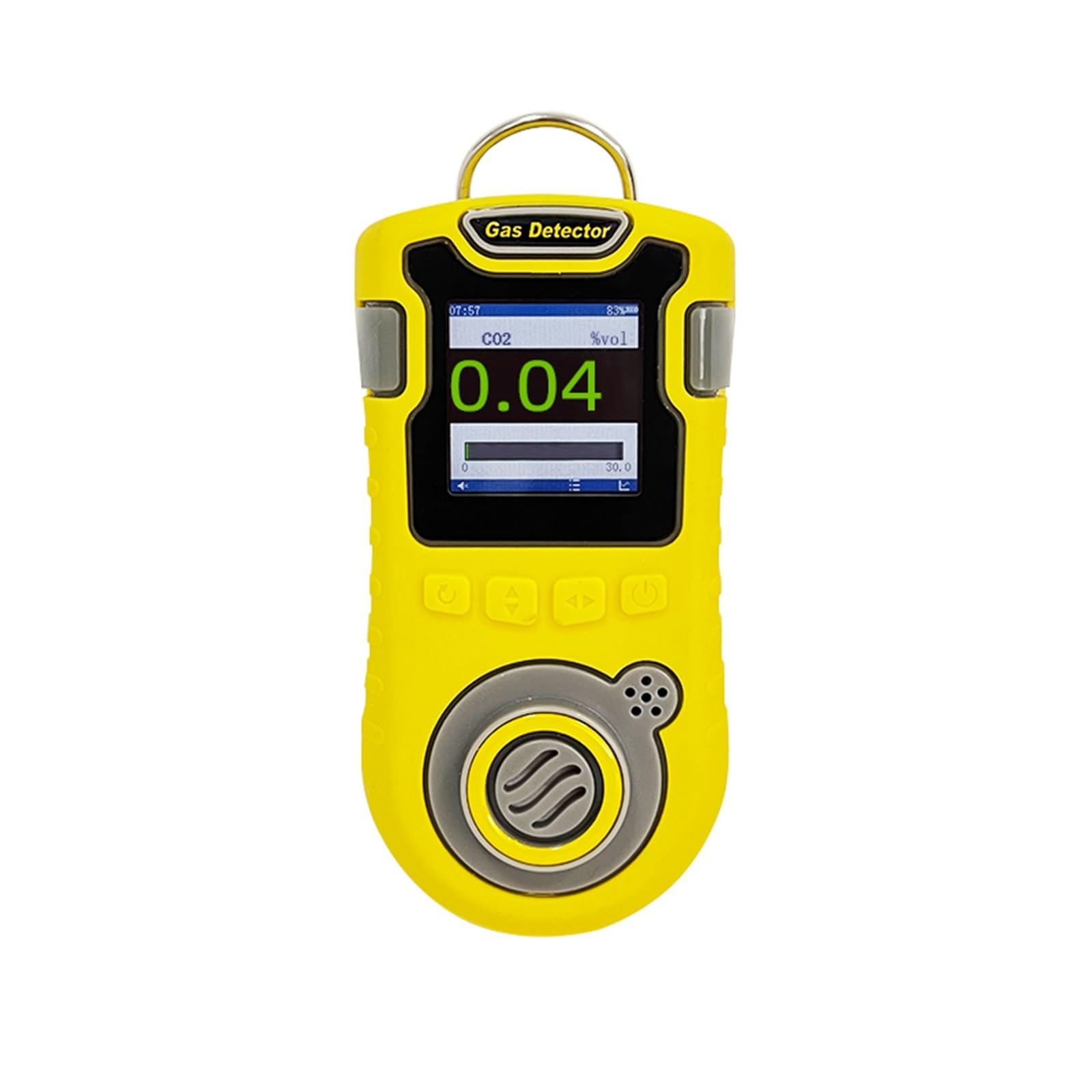 Portable CO2 Alarm Detector 5%vol Infrared Carbon Dioxide Gas Monitor
