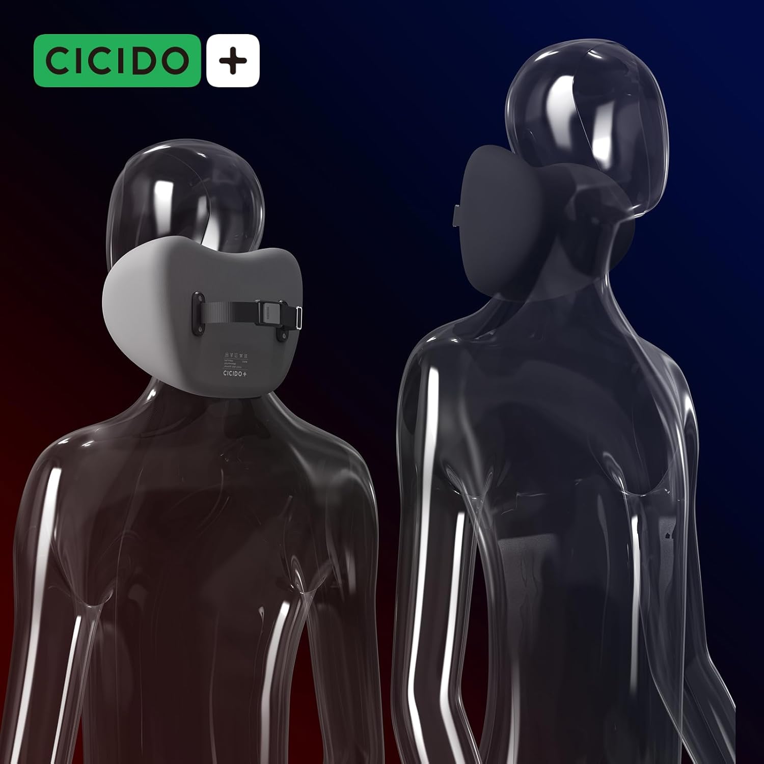 2 Pack Car Neck Headrest Pillow Head Support for Car Seat Tesla Headrest Pillow Car Neck Pillow for Driving 100% Memory Foam with Adjustable Strap Car Pillow for Driving Seat