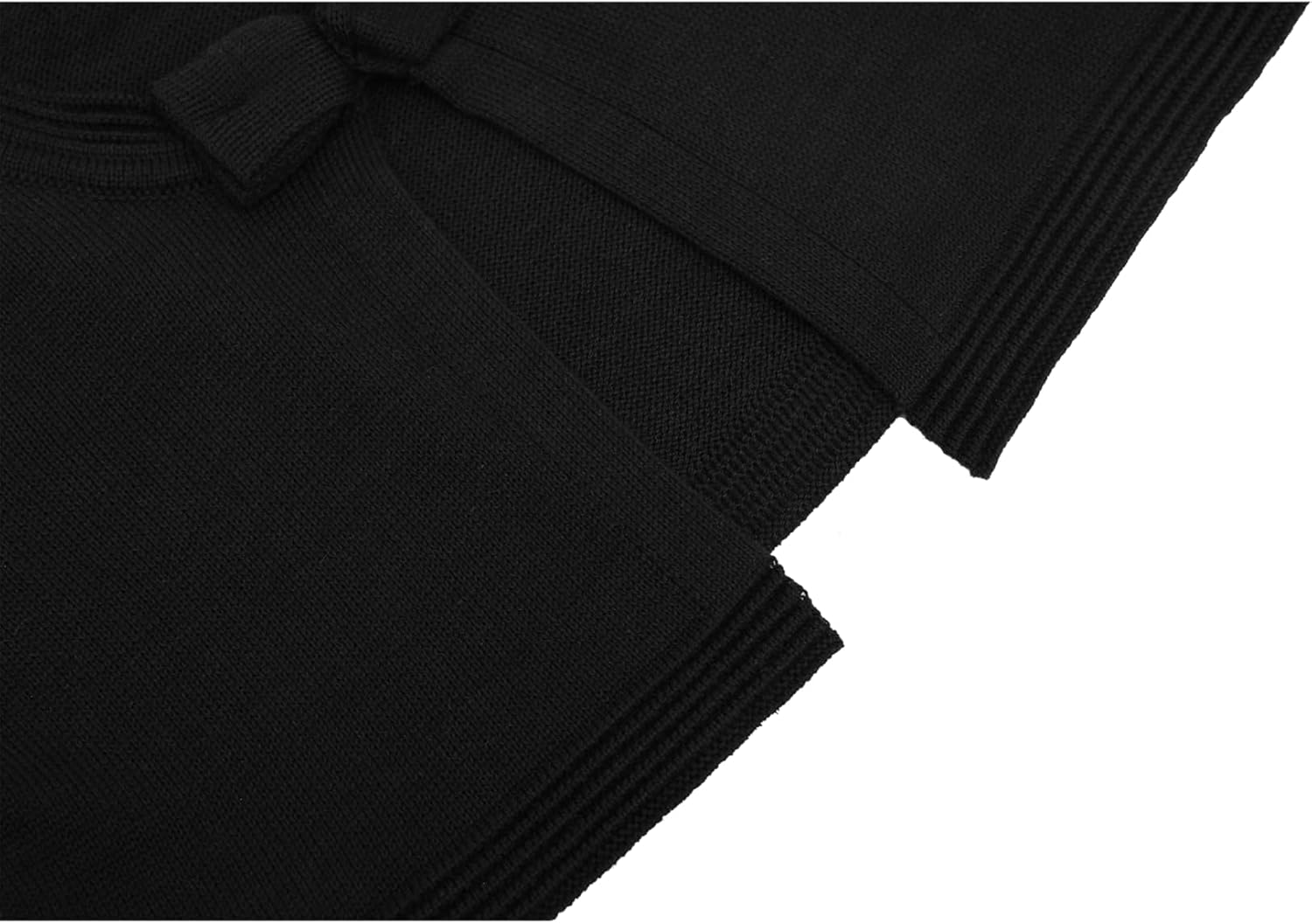 Lilax Little Girls' Knit Long Sleeve Bowknot Closure Bolero Cardigan