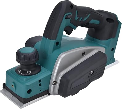 Electric Hand Planer, Cordless 3-1/4" Wood Planer with 2mm Adjustable Planing Depth, 15000r/min Handheld Power Hand Planer for Woodworking, Trimming, Wood Planing, Smoothing