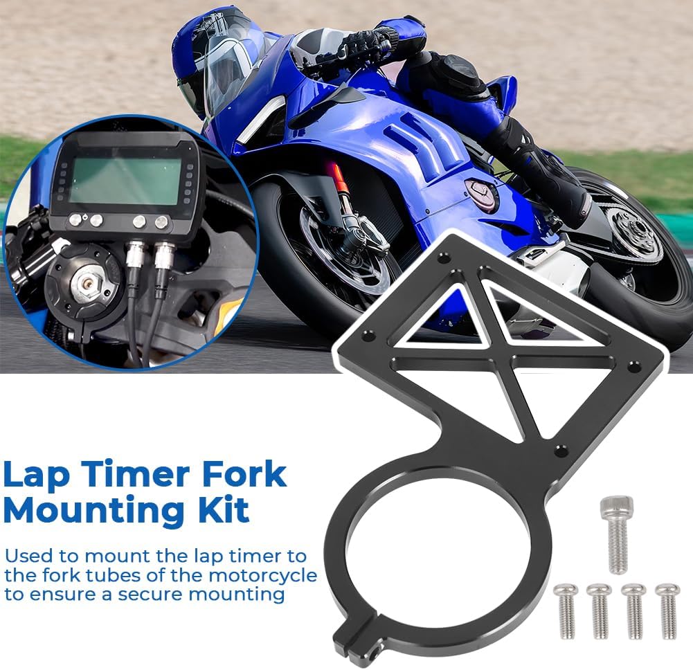 for AIM Solo 2 / Solo 2 DL to Motorcycle 50mm Fork Lap Timer Fork Mount