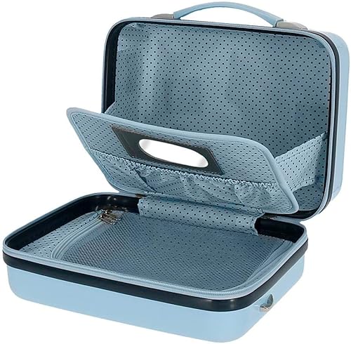 Miniatura 5 de Disney Frozen Adventure of My Mind Neceser Adaptable Azul 11.4x8.3x5.9 in ABS rígido 9.14L