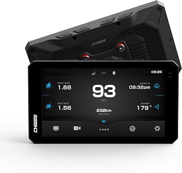 CHIGEE AIO-6 LTE 4G Motorcycle GPS Navigation with 6 inch Display, Smart Geo-Fence Security,SOS,2000nits,Motorcycle Carplay Android Auto, Real-time alerts, Electronic Fence, IP69 Waterproof