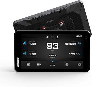 CHIGEE AIO-6 LTE 4G Motorcycle GPS Navigation with 6 inch Display, Smart Geo-Fence Security,SOS,2000nits,Motorcycle Moto Carplay Android Auto, Real-Time alerts, Electronic Fence, IP69 Waterproof