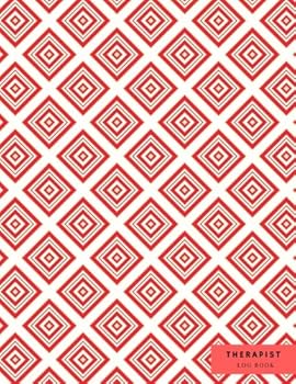 Therapist Log Book : Red Notetaking Planner Notebook, Record Appointments, Notes, Treatment Plans, Log Interventions, Clinical, School, Marriage, Family, Educational Counsellors Life Coach