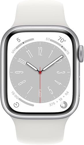 Miniatura 62 de Apple Reloj Serie 8 [GPS, 1.614 in] - (Producto) Caja de aluminio ROJA con (Producto) Correa deportiva ROJA, M/L (renovado)