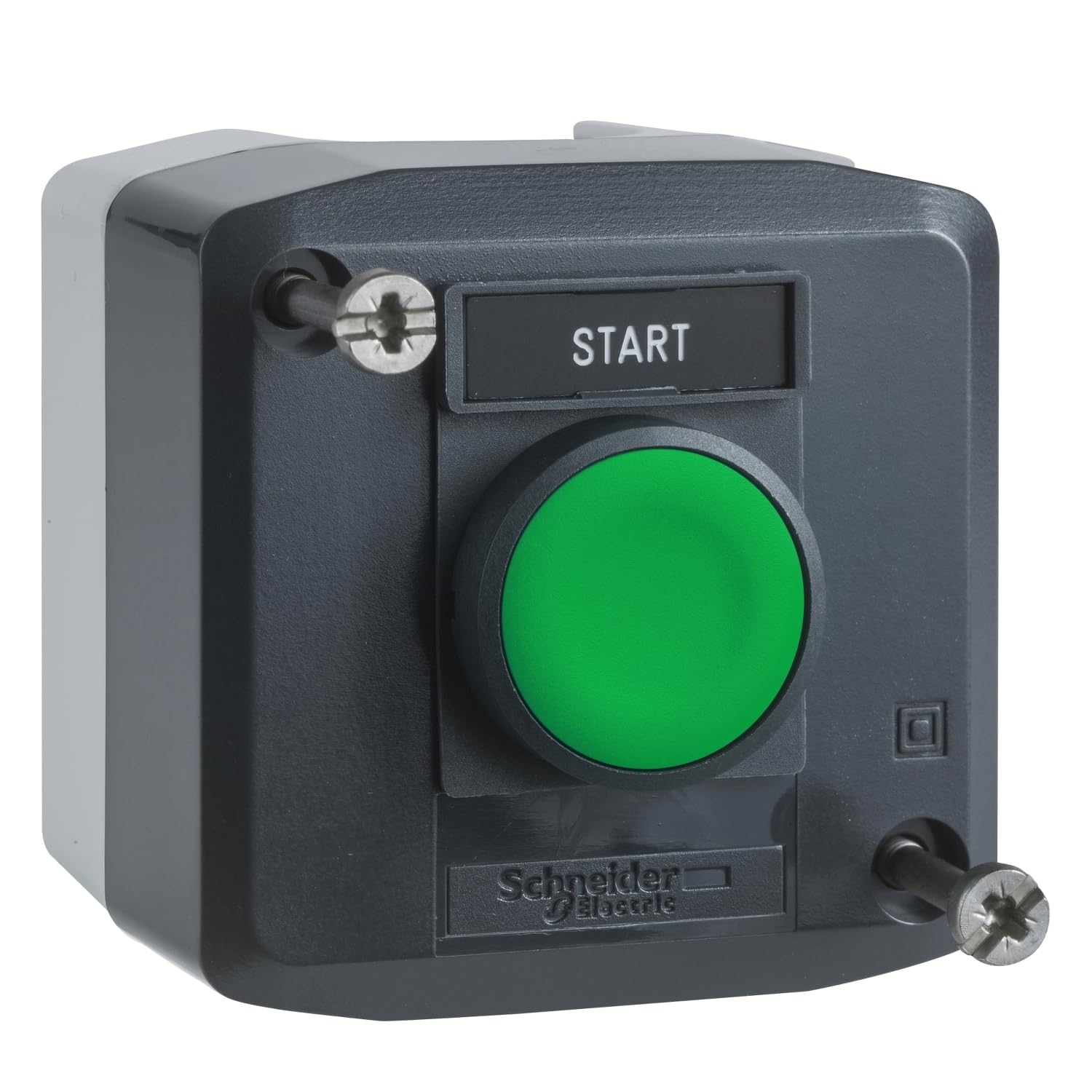 CAJA 1 PULS.VERDE boîtier de commande unitaire avec étiquette STA - 2
