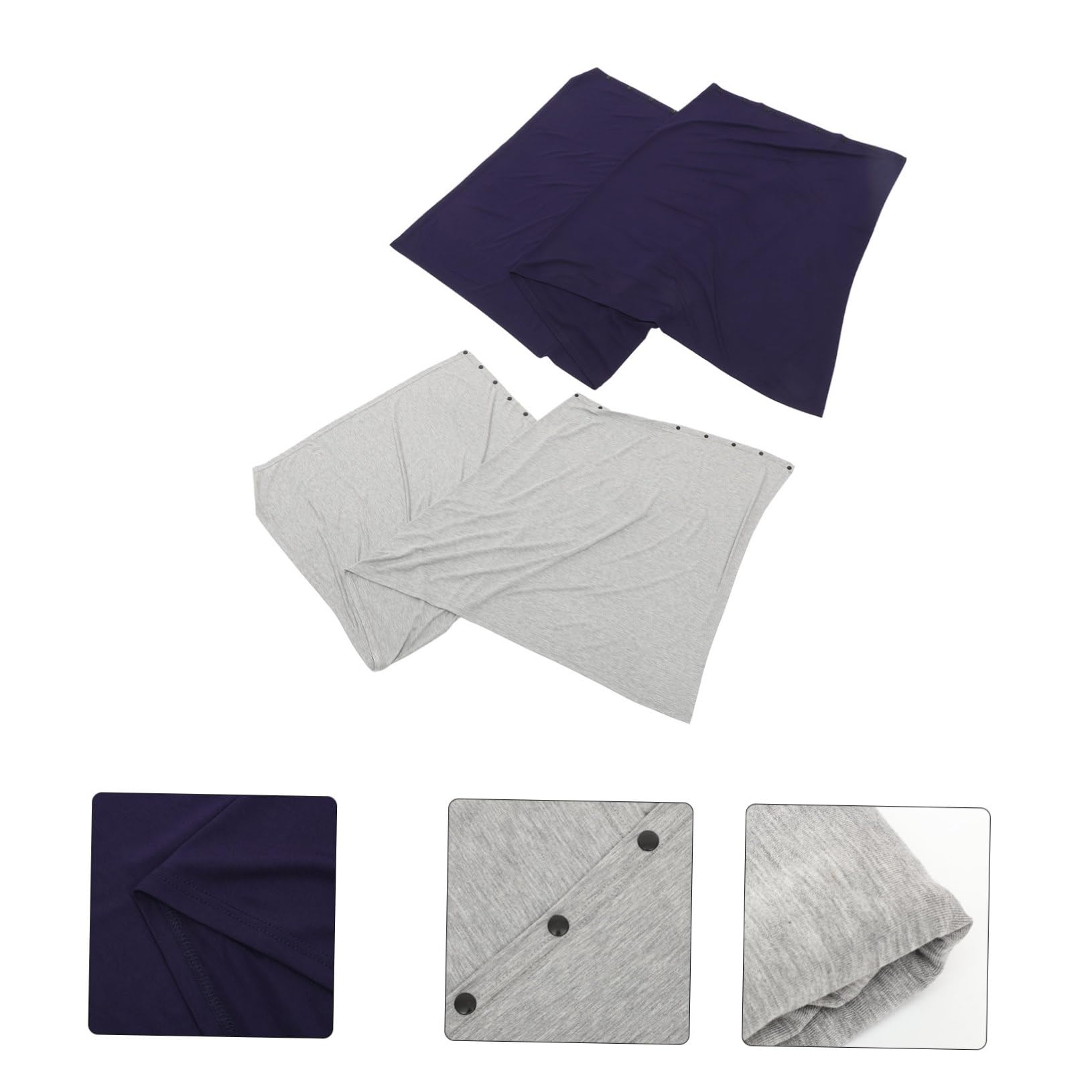 2piezas Manta de Lactancia Materna de Algodón, Cubierta de Lactancia para Madre Lactante, Adecuado para Actividades al Aire