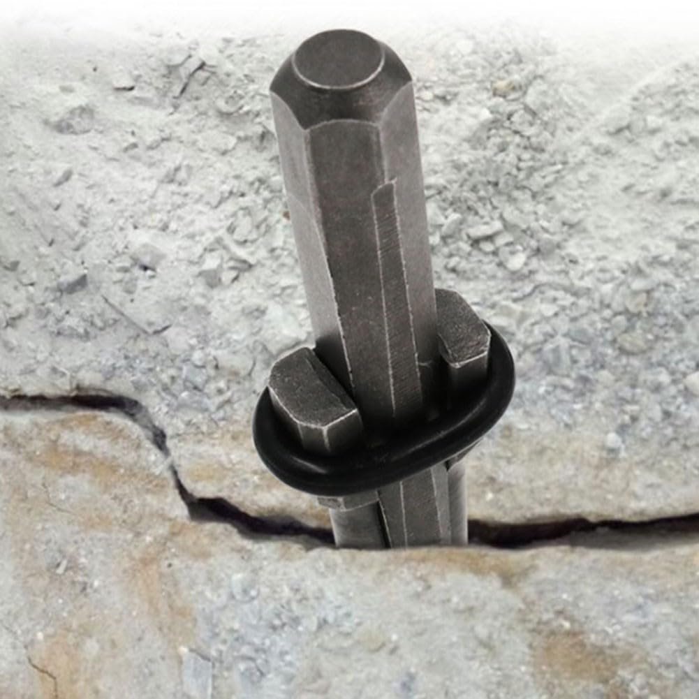 Fendeurs de pierre de roche, 23 mm en métal Plug Wedges béton roche pierre Splitter ForStone Rock Granit Marbre