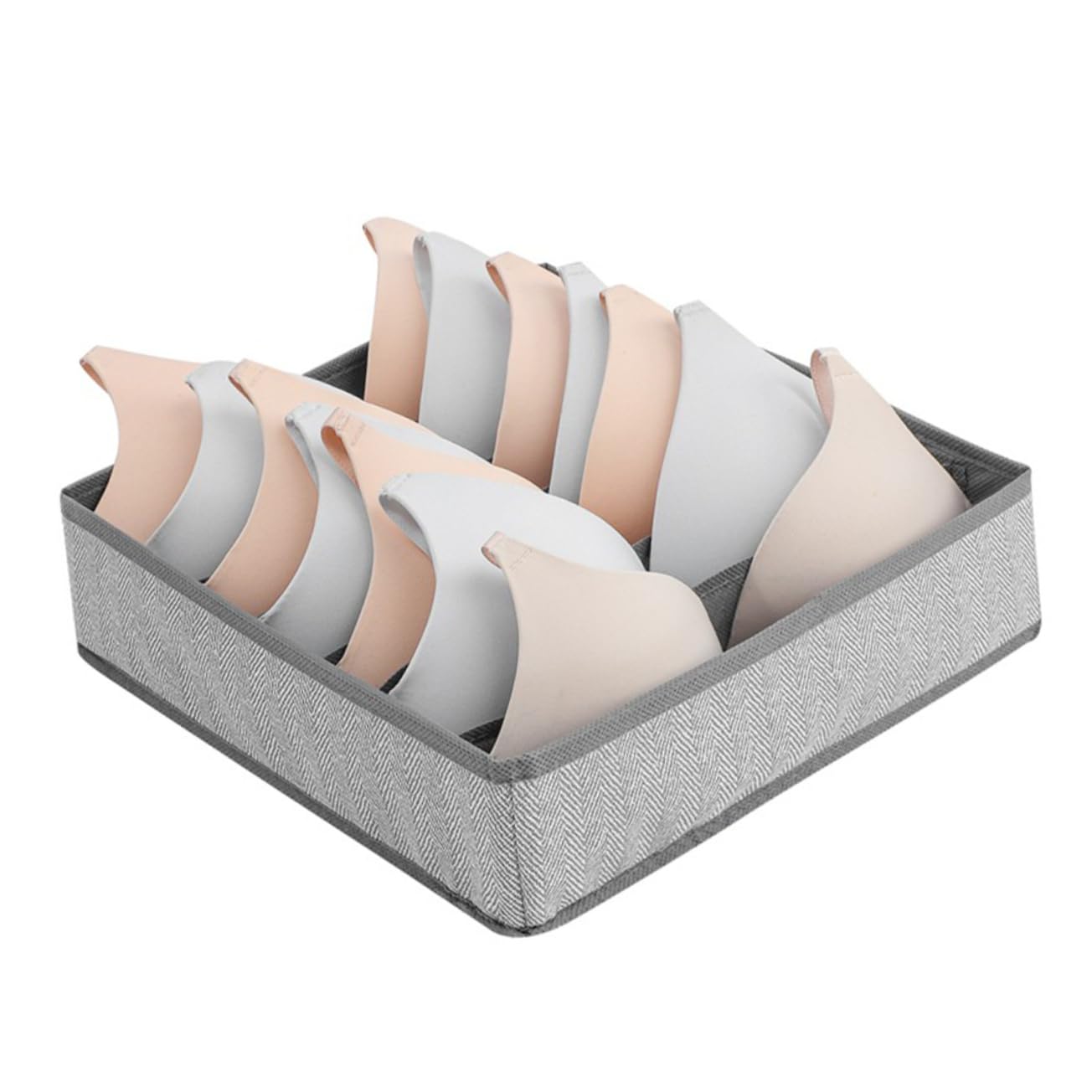 Organizador de Ropa Interior Plegable de 4 Piezas en Tela
