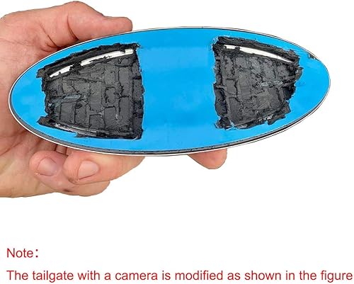 Miniatura 4 de Shenwinwin para emblema Ford, emblema negro de bandera americana de 7 pulgadas para parrilla delantera y portón trasero F150 para Explorer 04-10,