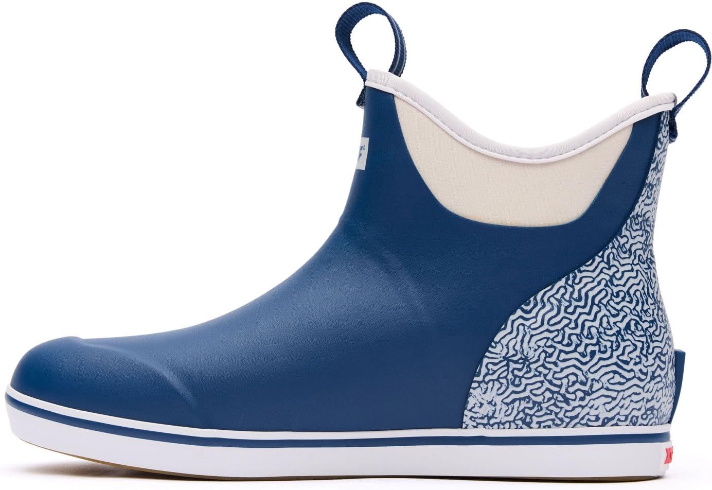 Xtratuf Men's Tailgate Ankle Deck Boot, Blue White, Size 7(M) - Image 6