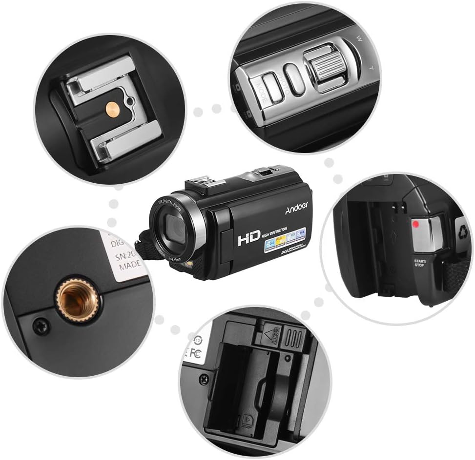 Andoer HDV-201LM Camera Components